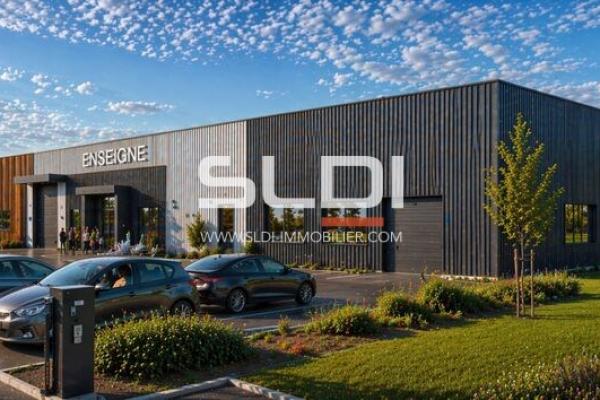 Locaux d'activités A VENDRE OU A LOUER - GUEREINS - 1 677 m²