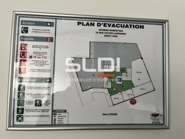 Bureaux A LOUER - LYON - 346 m²