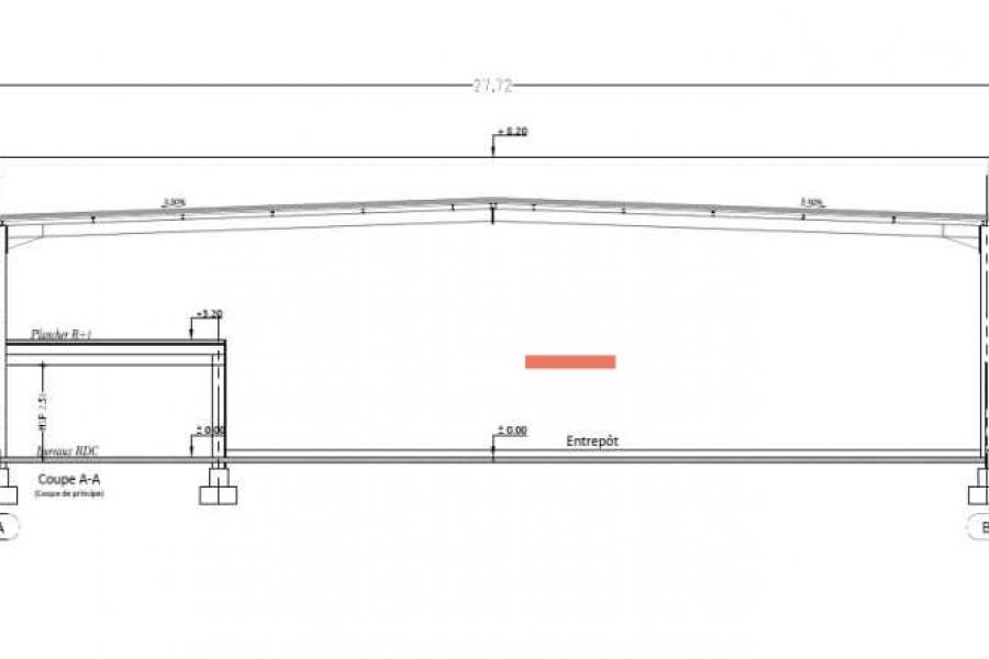 Activités A LOUER - SAINT QUENTIN FALLAVIER - 1 016 m²